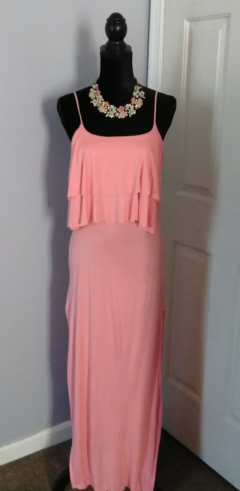 Cute Coral Maxi Dress